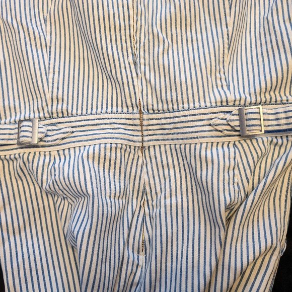 Point Sur by J.Crew Tailored Wide Leg Cotton Jumpsuit - Size 12 - Like New - Picture 8 of 11